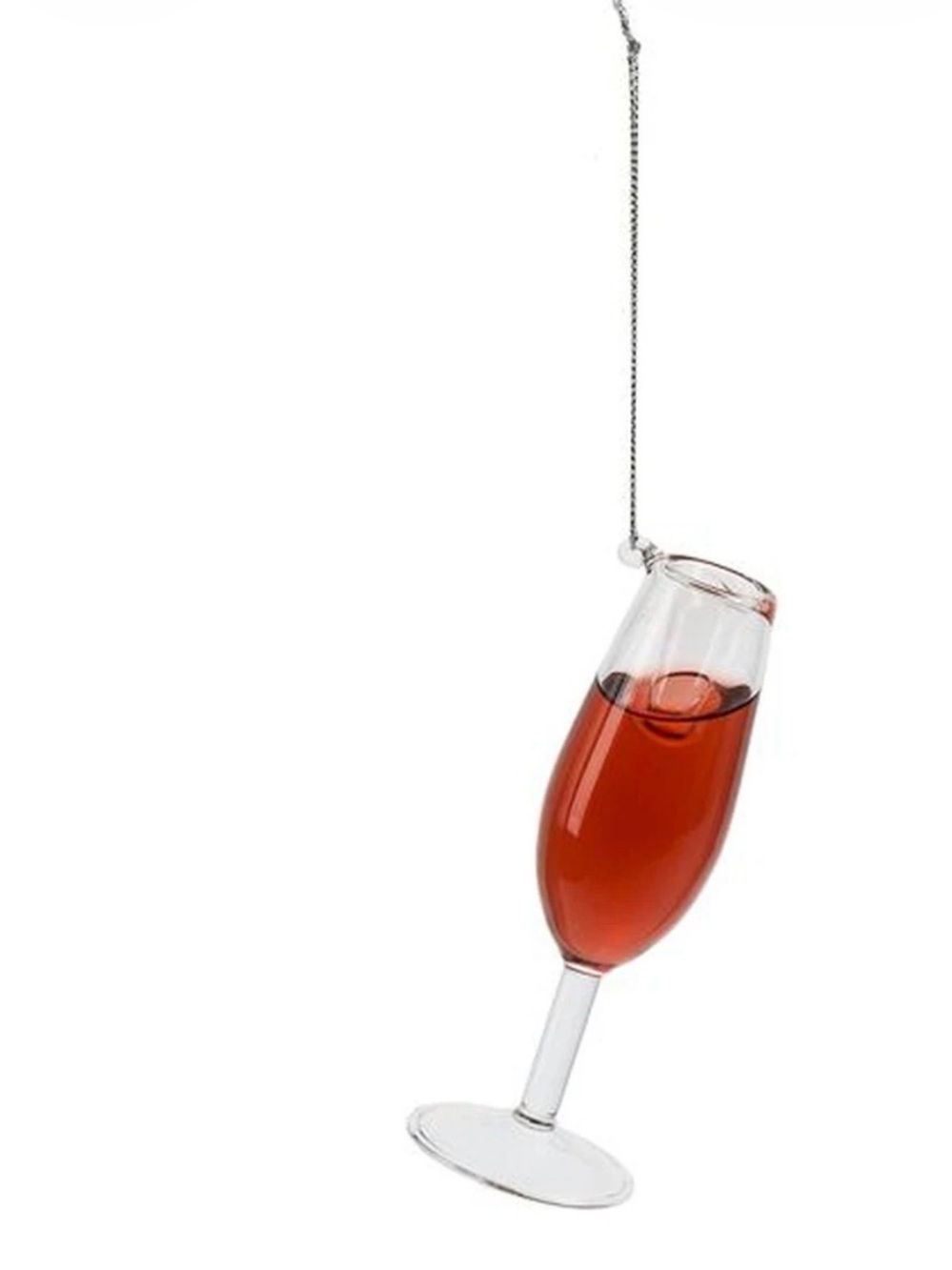 Ganz Proseco Ho Ho Ho Champagne Flute Ornament Lot of 6 NEW
